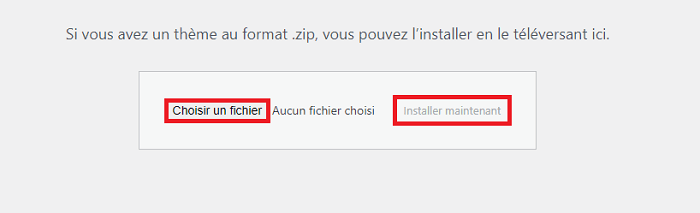 installer un thème WordPress