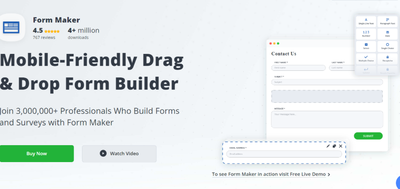 plugin de sondage Form Maker