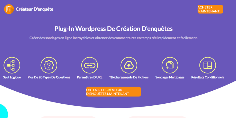 plugins de sondage Survey Maker