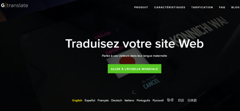 plugins de traduction GTranslate