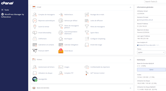 LWS cPanel