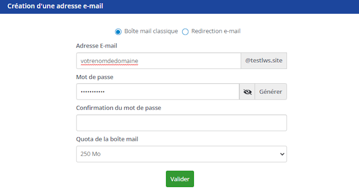 Dissection de l'extension site