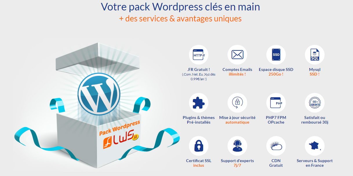 Pack WordPress clés en main