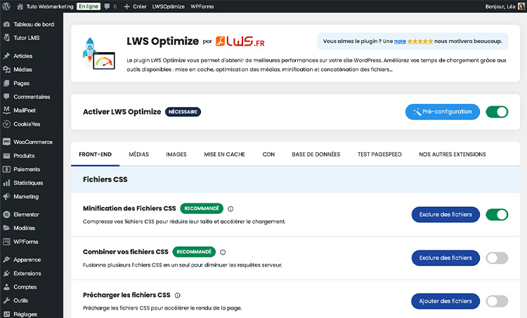 LWS Optimize