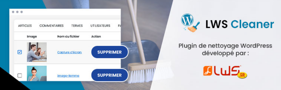 LWS Cleaner LWS Cleaner pour nettoyer facilement WordPress