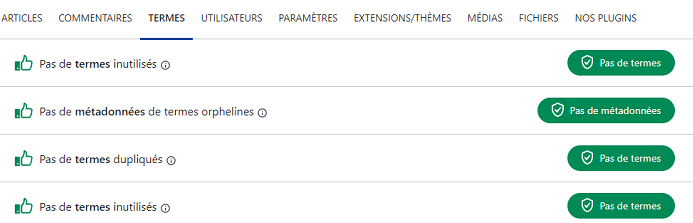Nettoyage des termes avec LWS CLeaner Nettoyage des termes avec LWS CLeaner