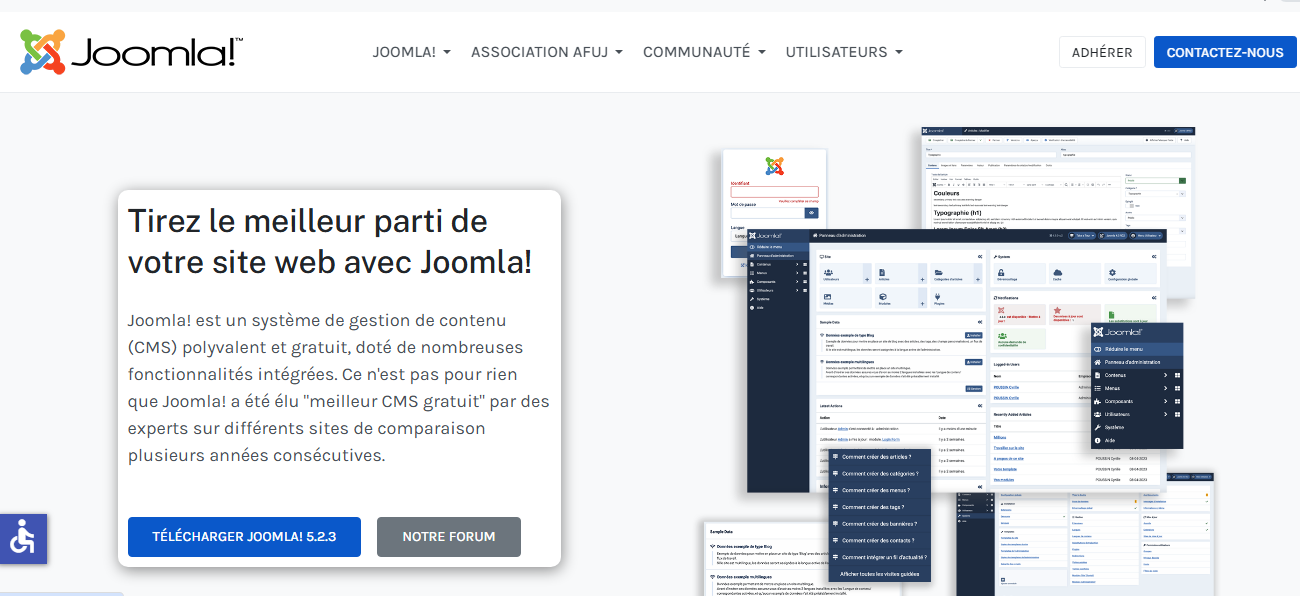 Cms e-commerce : Joomla