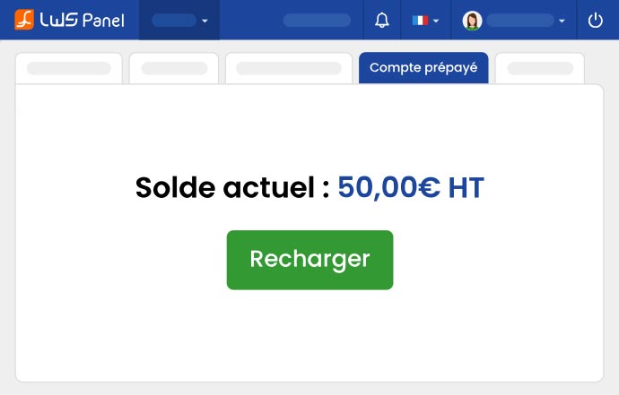 compte prepaye