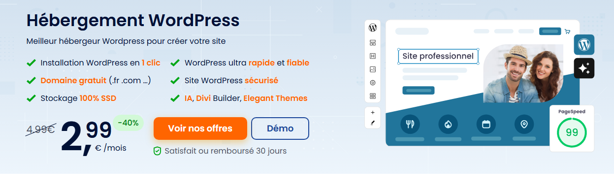Hébergement WordPress LWS