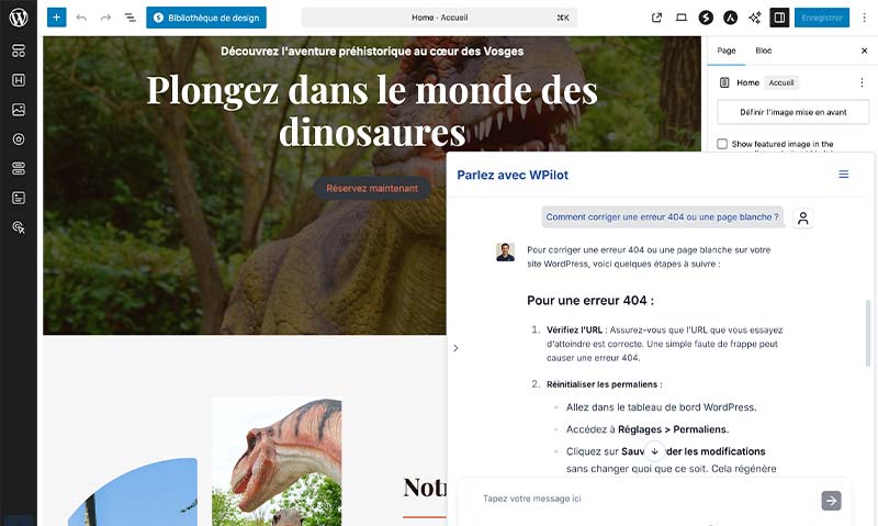 wpilot assistant ia wordpress wpilot
